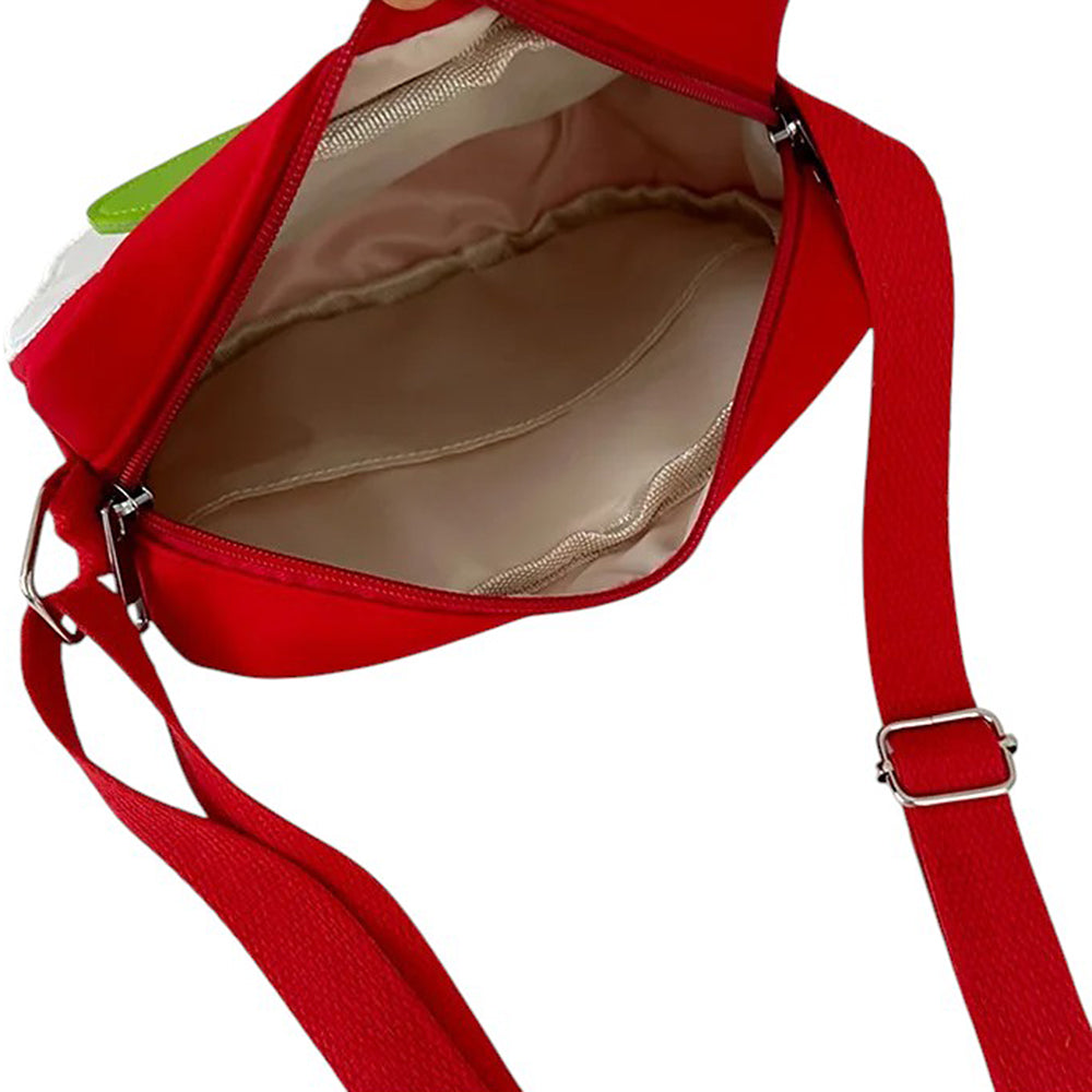 red apple core shoulder bag boogzel clothing