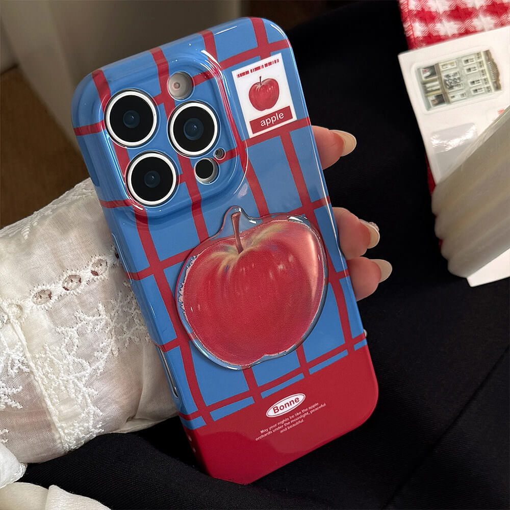 red apple plaid iphone case boogzel clothing