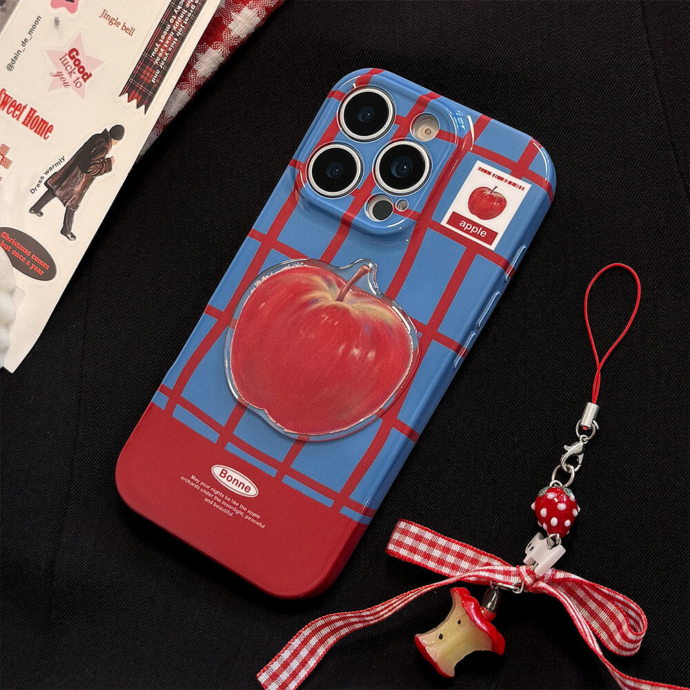 red apple plaid iphone case boogzel clothing