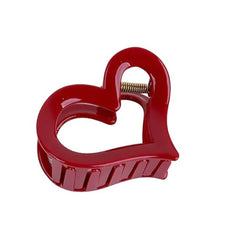 red heart hair claw clip boogzel clothing
