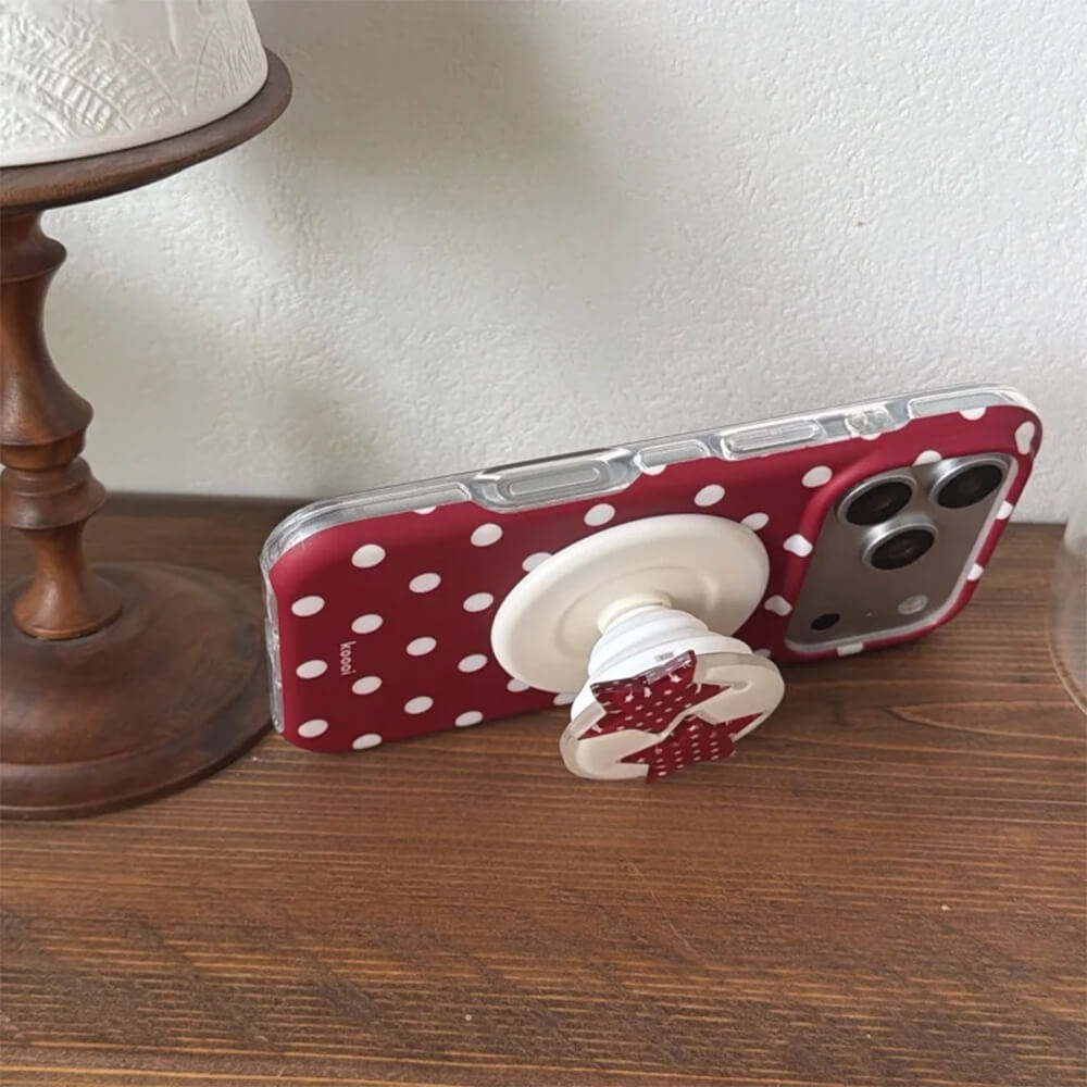 red stars polka dot iphone case boogzel clothing