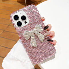rhinestone bowknot iphone case boogzel clothing
