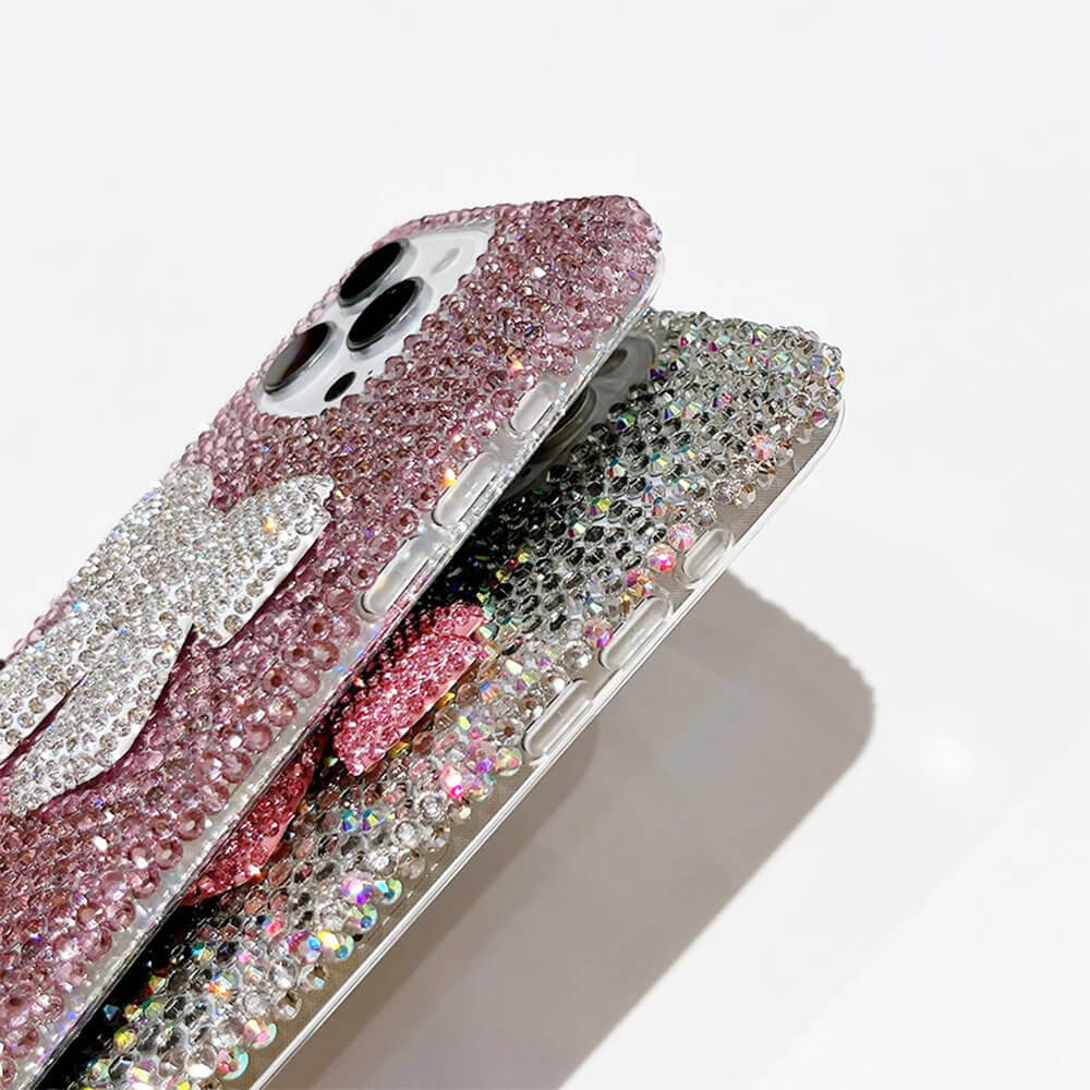 rhinestone bowknot iphone case boogzel clothing
