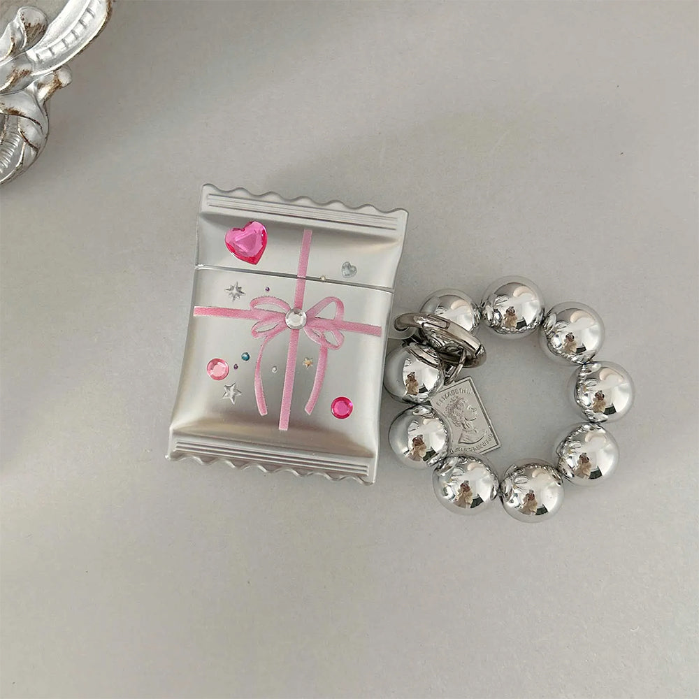 rhinestone diy bow airpods case boogzel clothing