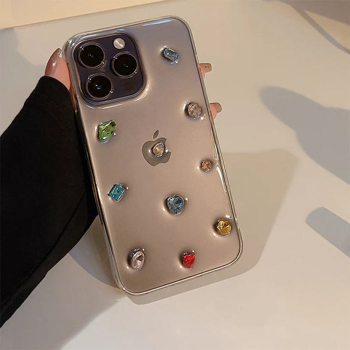rhinestone diy iphone case boogzel clothing