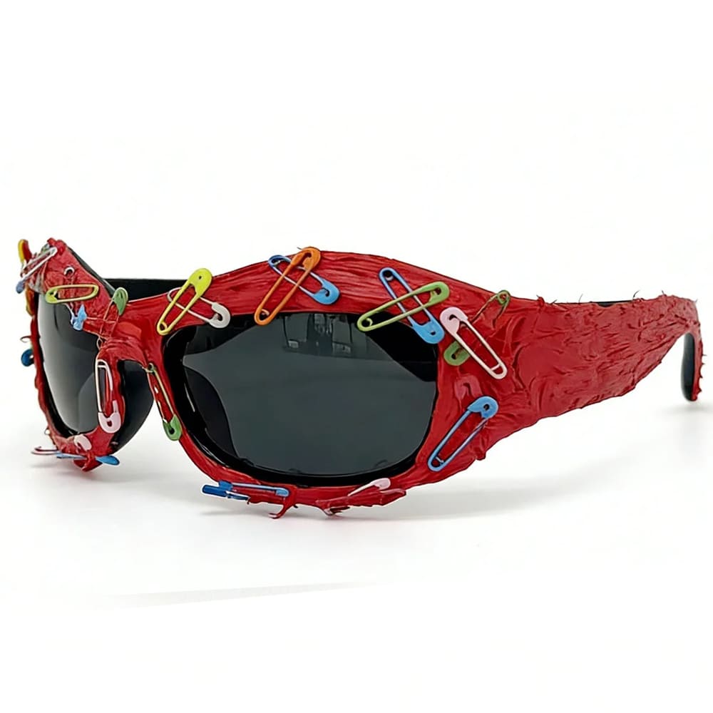 safety pin chaos sunglasses boogzel clothing