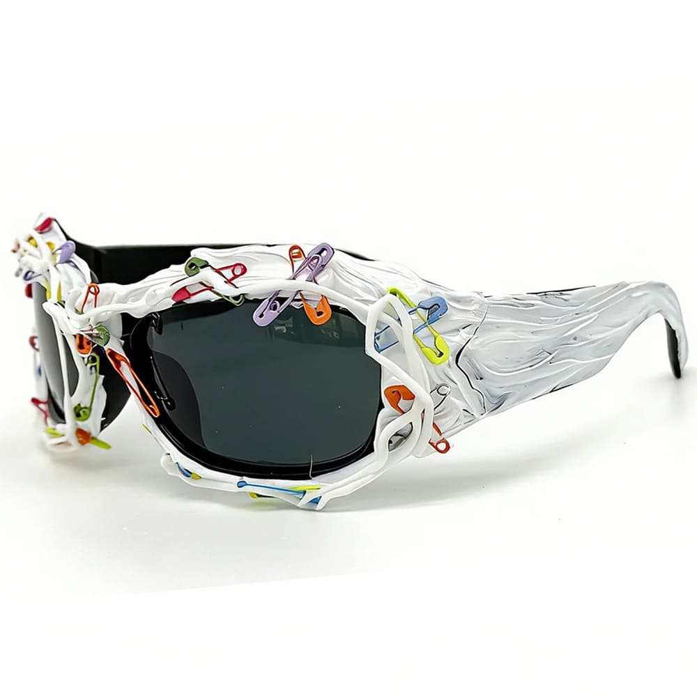 safety pin chaos sunglasses boogzel clothing