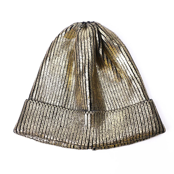 sequined disco beanie boogzel clothing