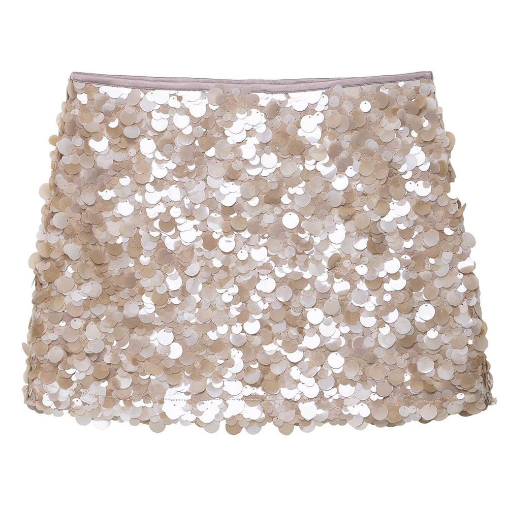 sequin mini skirt boogzel clothing