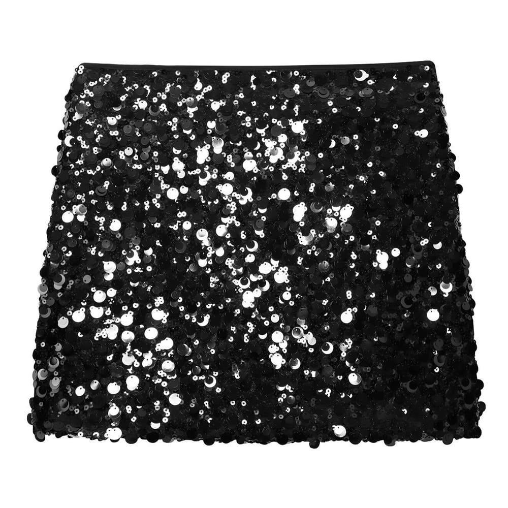sequin mini skirt boogzel clothing