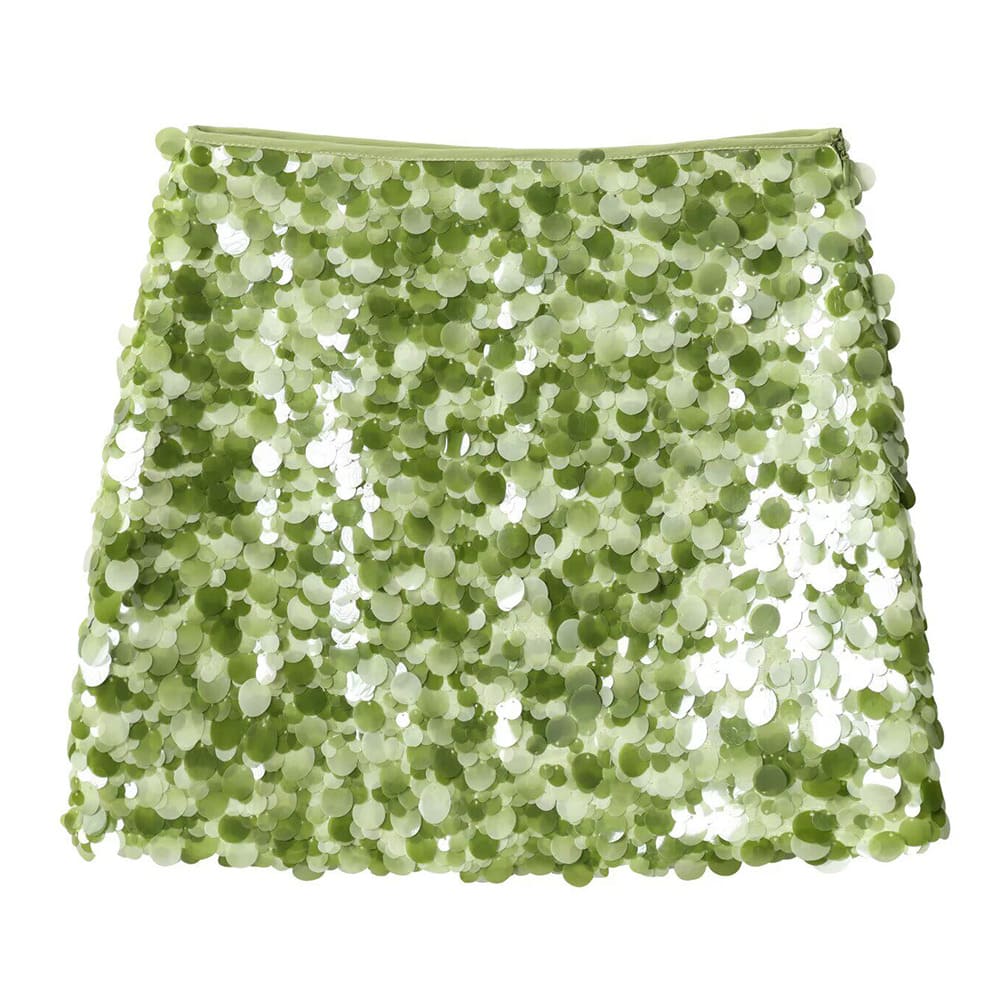 sequin mini skirt boogzel clothing