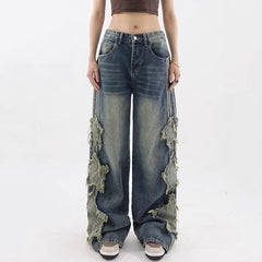 side stripe star jeans boogzel clothing