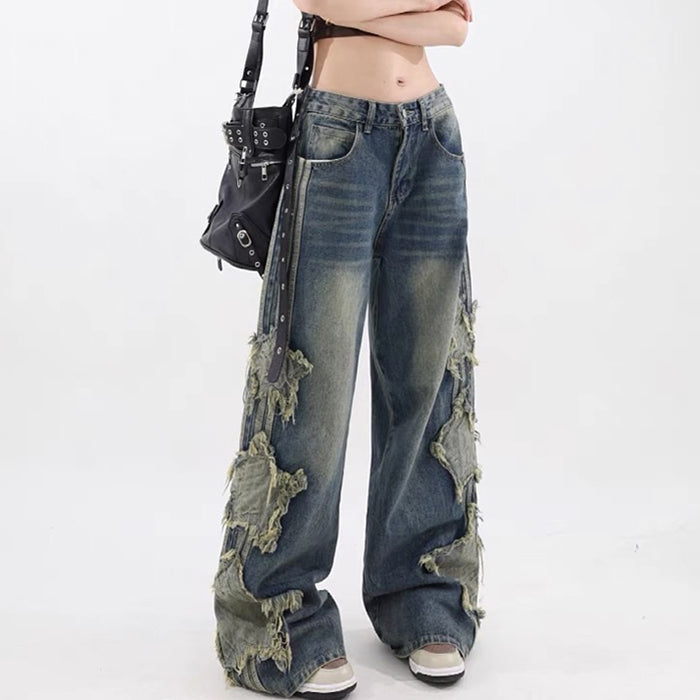 side stripe star jeans boogzel clothing