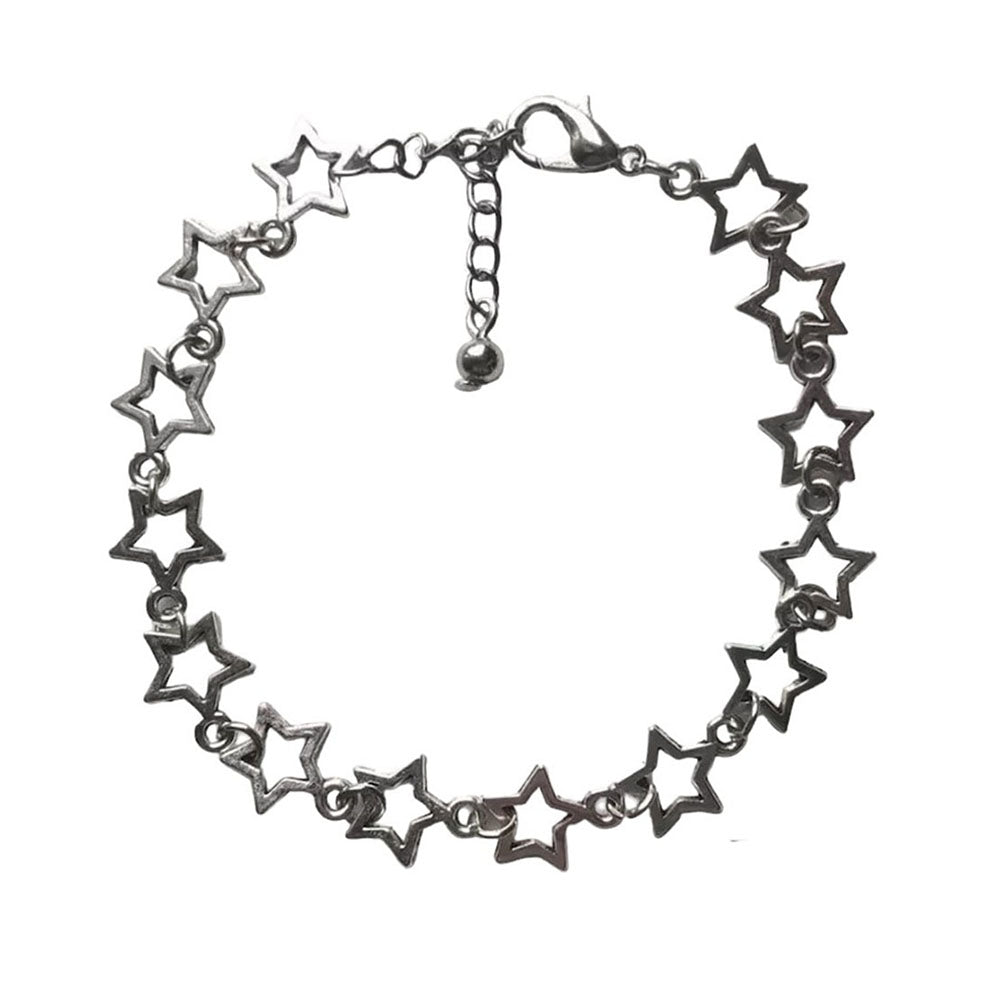 silver star bracelet boogzel clothing