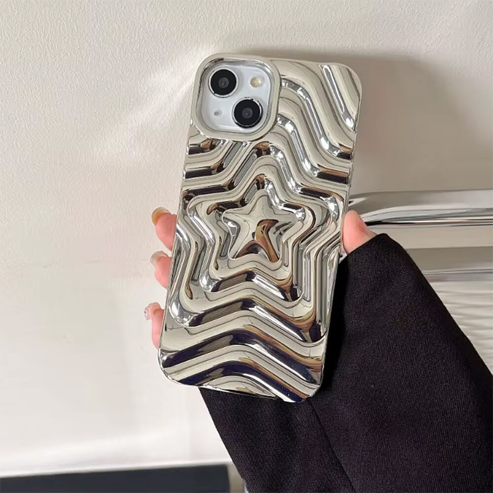 silver star iphone case boogzel clothing