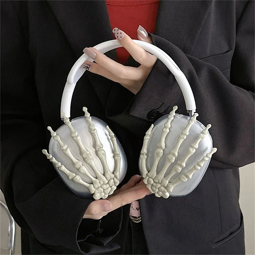skeleton hand airpods max case boogzel clothing