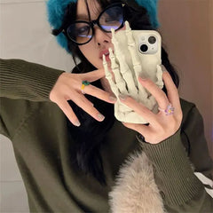 skeleton hand iphone case boogzel clothing