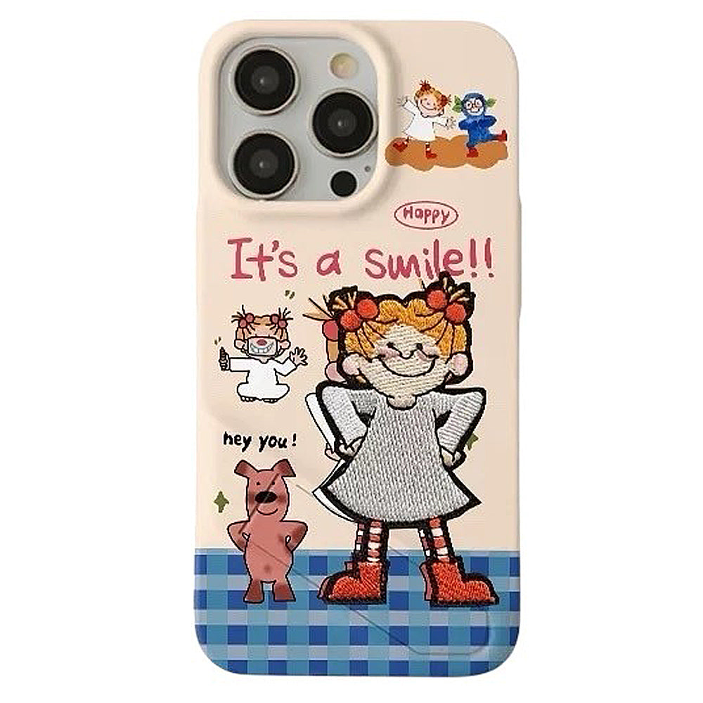 smile girl iphone case boogzel clothing