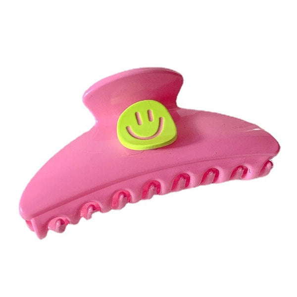 smiley face hair claw boogzel clothing