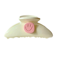smiley face hair claw boogzel clothing