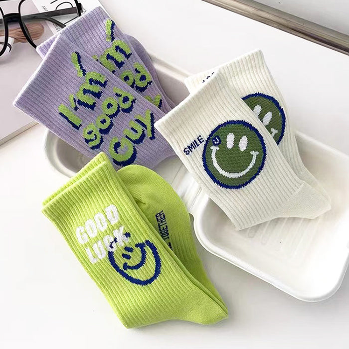smiley face socks boogzel clothing
