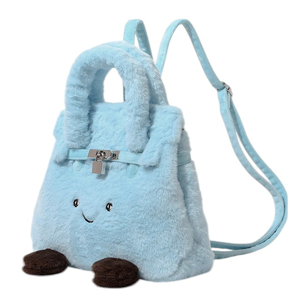 smiling face plush handbag boogzel clothing