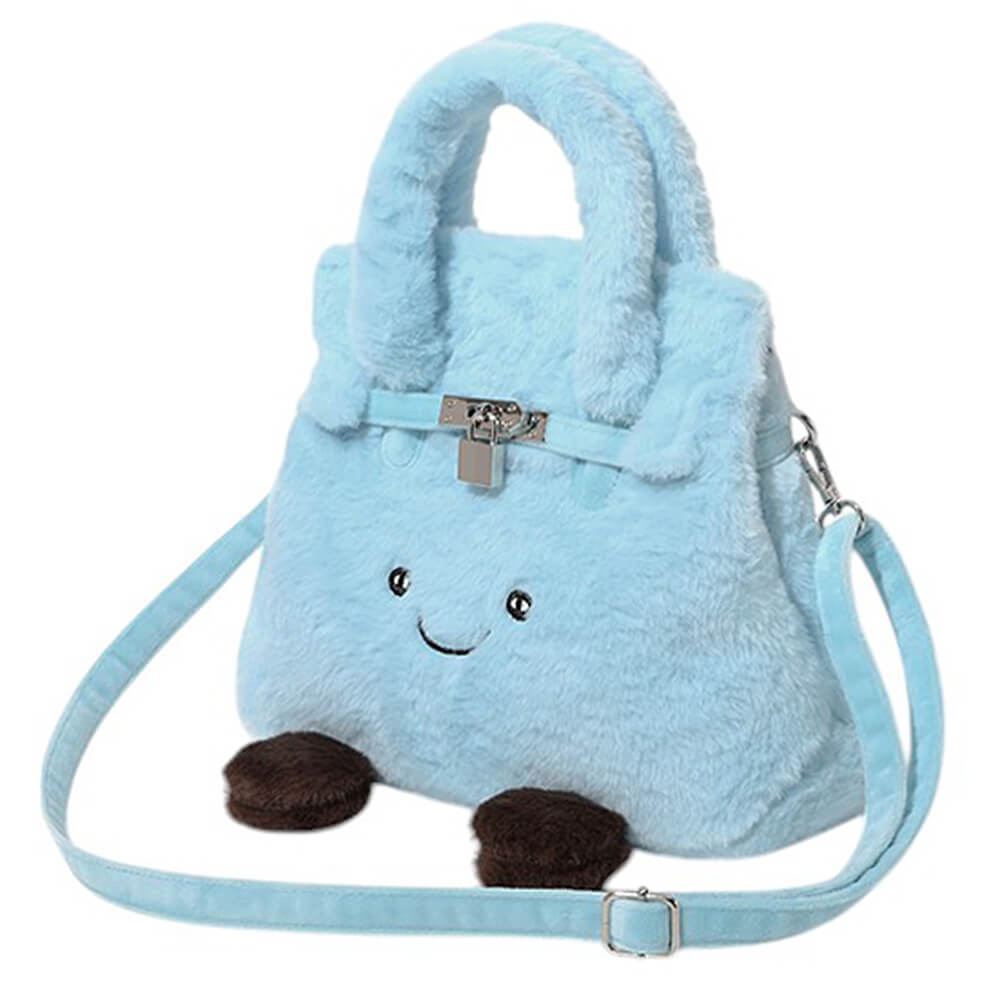 smiling face plush handbag boogzel clothing