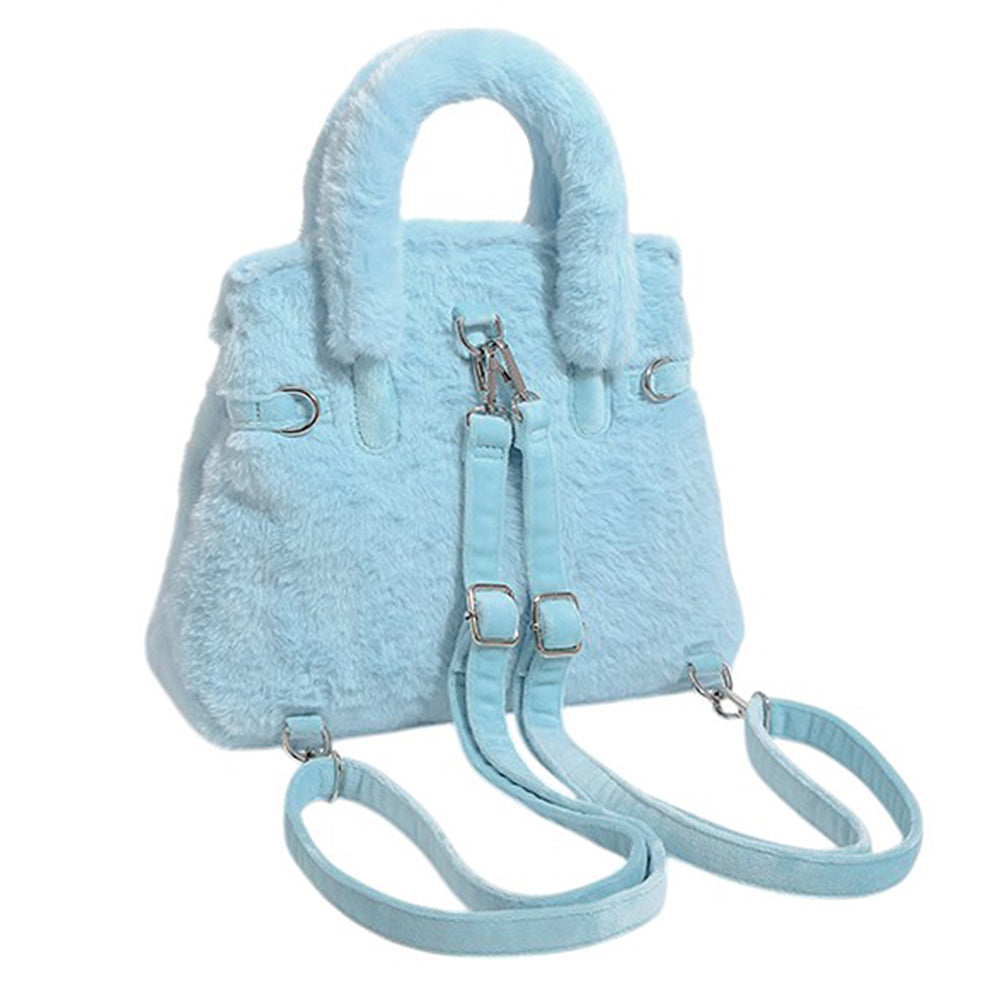 smiling face plush handbag boogzel clothing