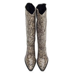 snake pattern boots boogzel clothing