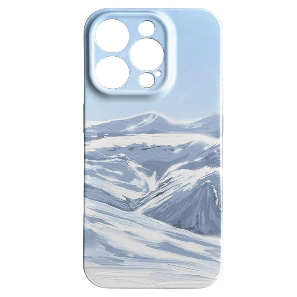 snowy mountains iphone case boogzel clothing