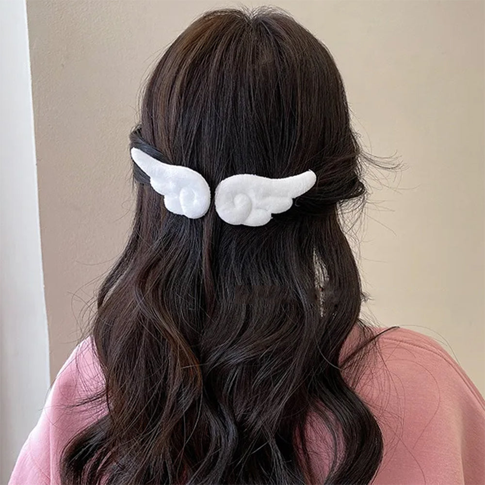 soft girl angel wings hair clips boogzel clothing