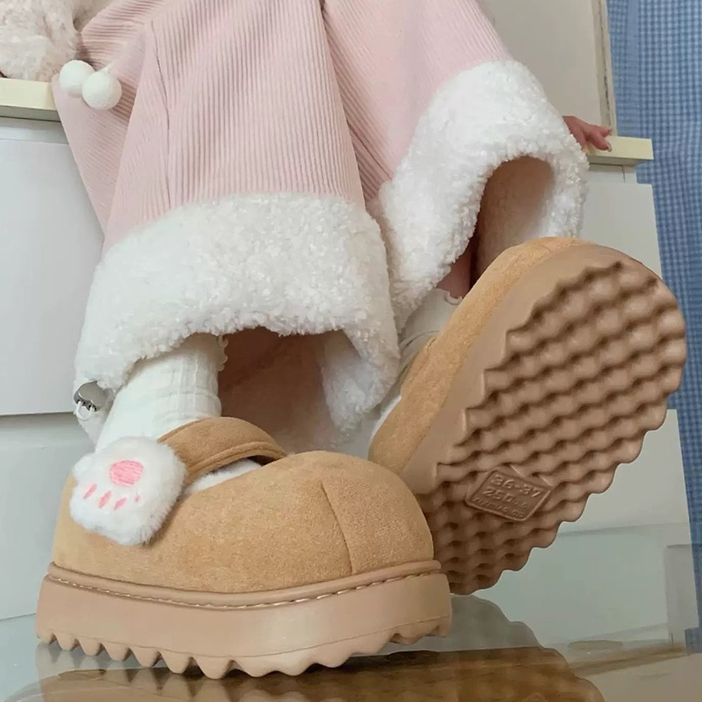soft girl kitten platform mary janes boogzel clothing