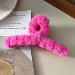 soft girl plush hair claw boogzel clothing