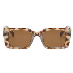 leopard rectangle sunglasses boogzel apparel