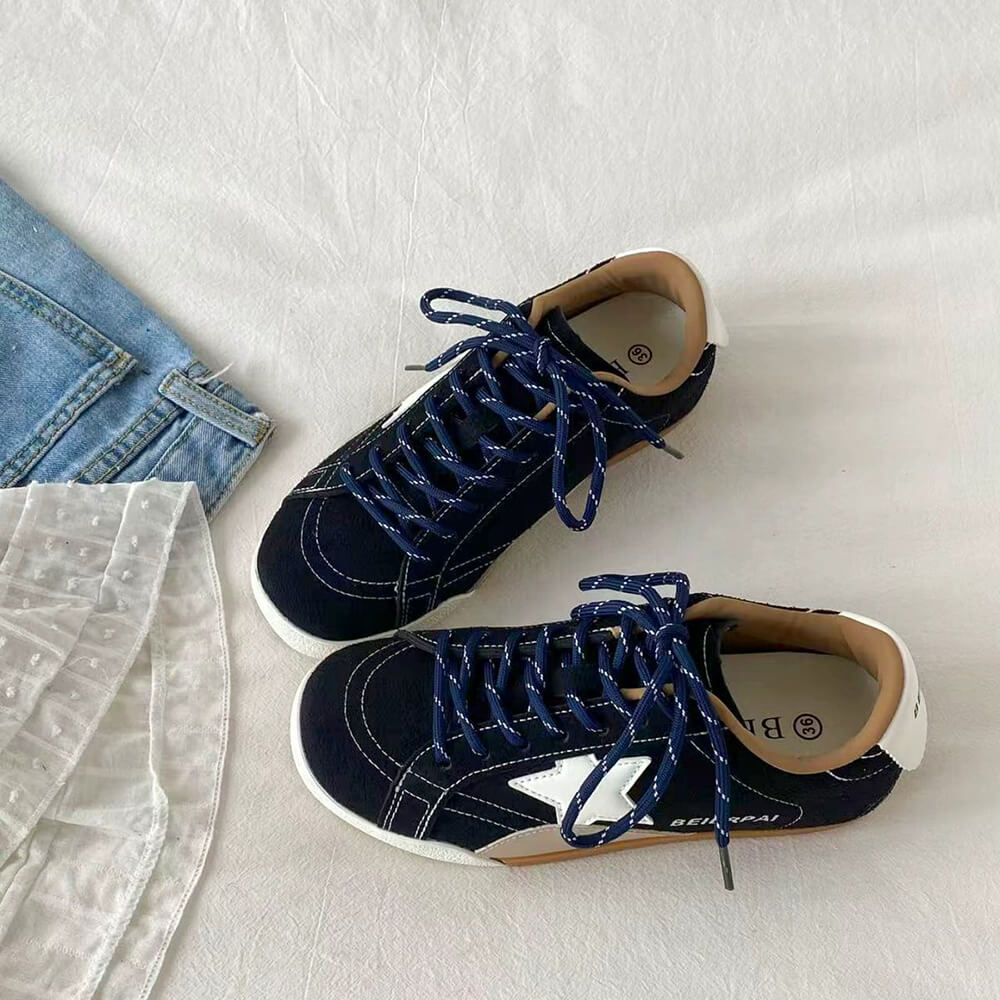 star patch aesthetic sneakers boogzel clothing