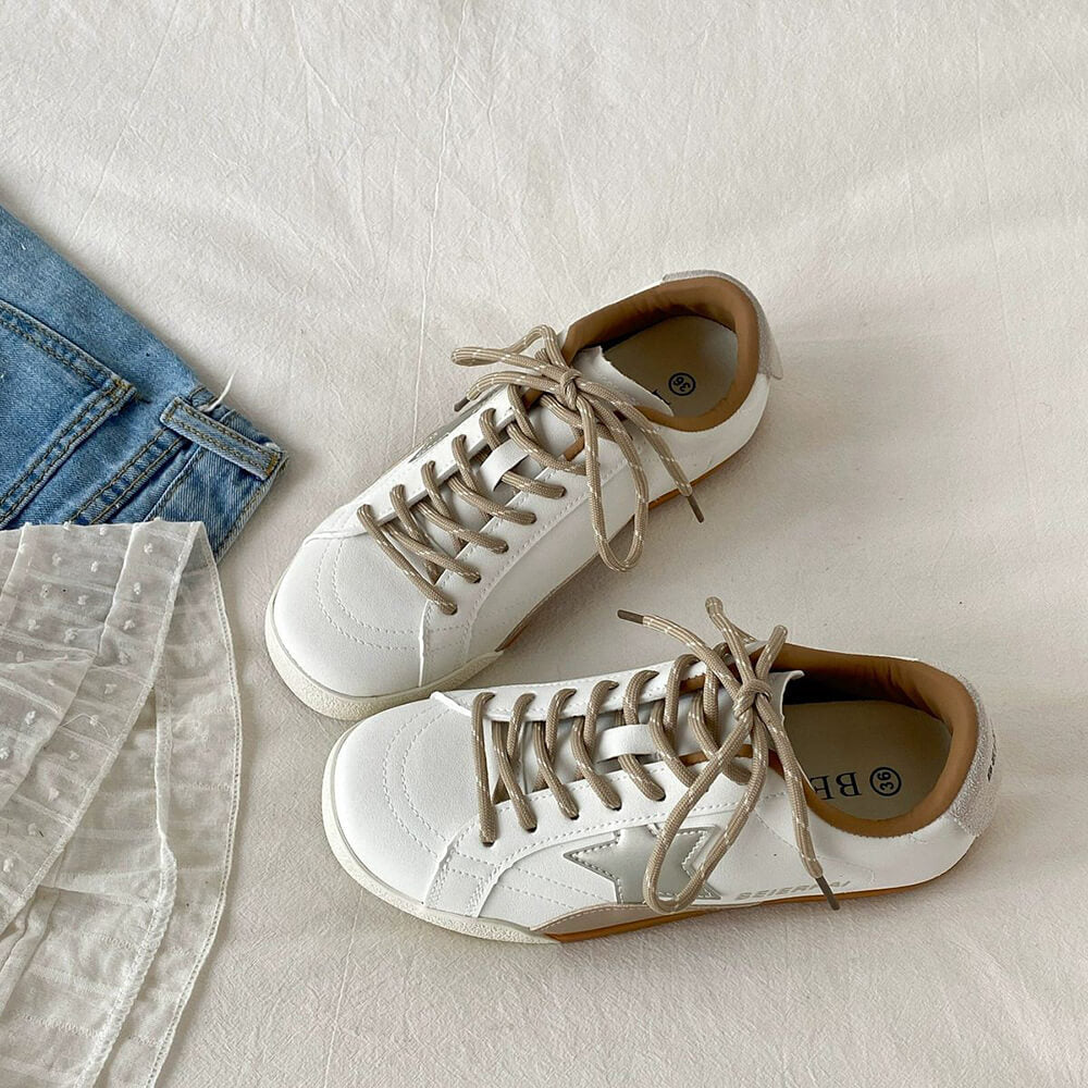 star patch aesthetic sneakers boogzel clothing