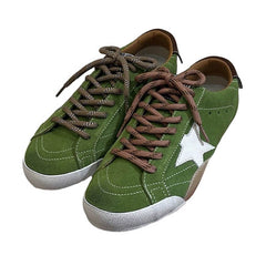 star patch suede sneakers boogzel clothing