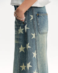 star print barrel jeans boogzel clothing