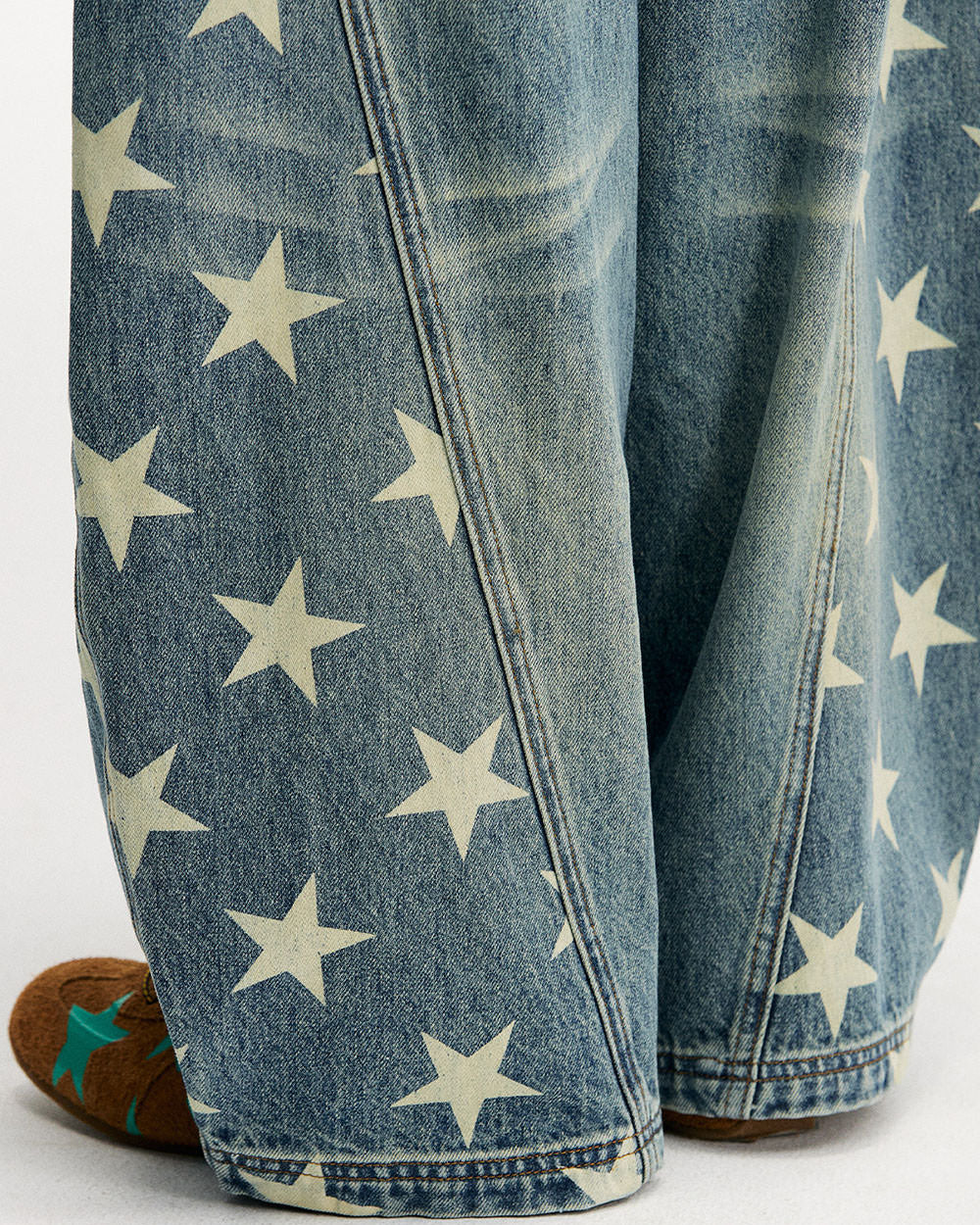 star print barrel jeans boogzel clothing