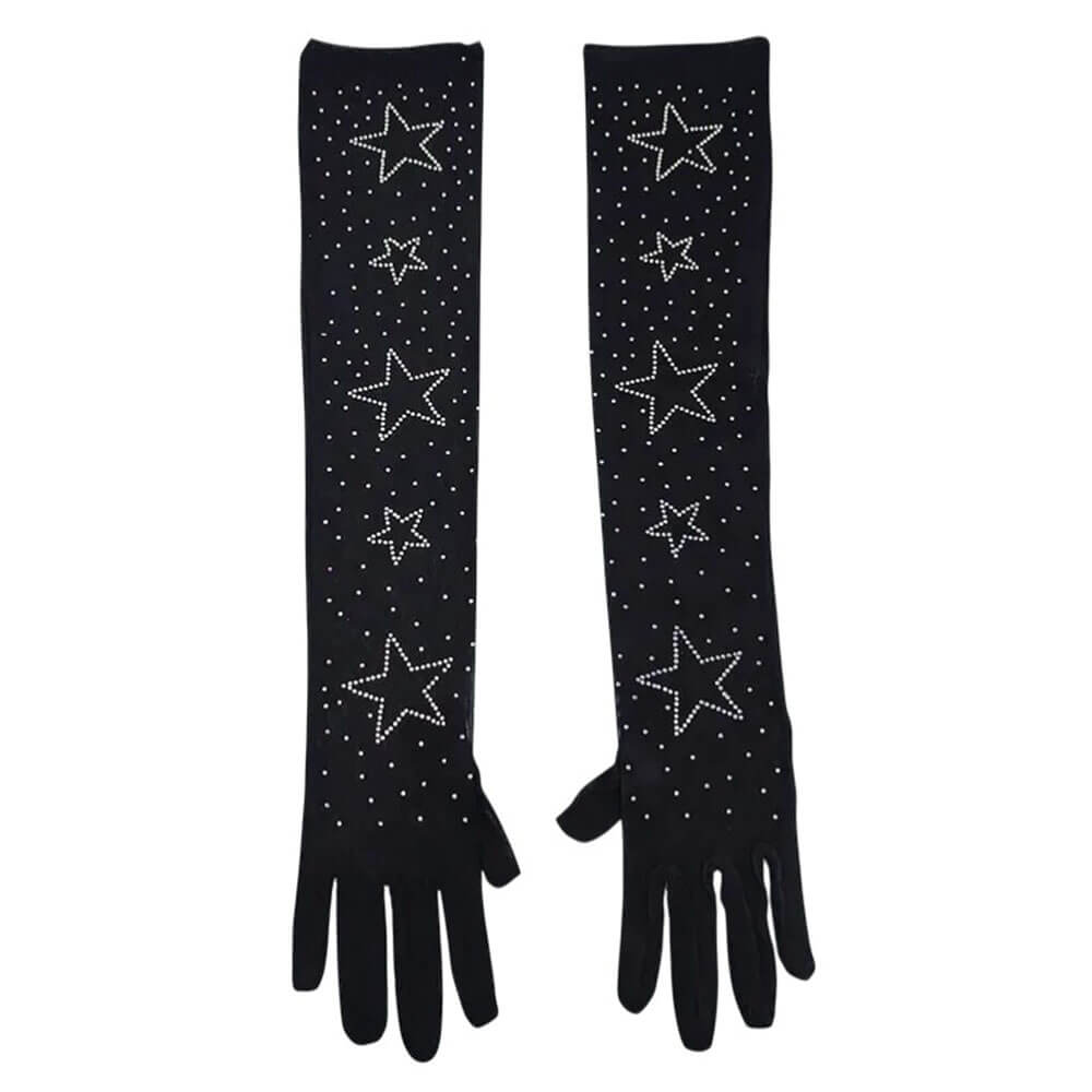 star rhinestone gloves boogzel clothing