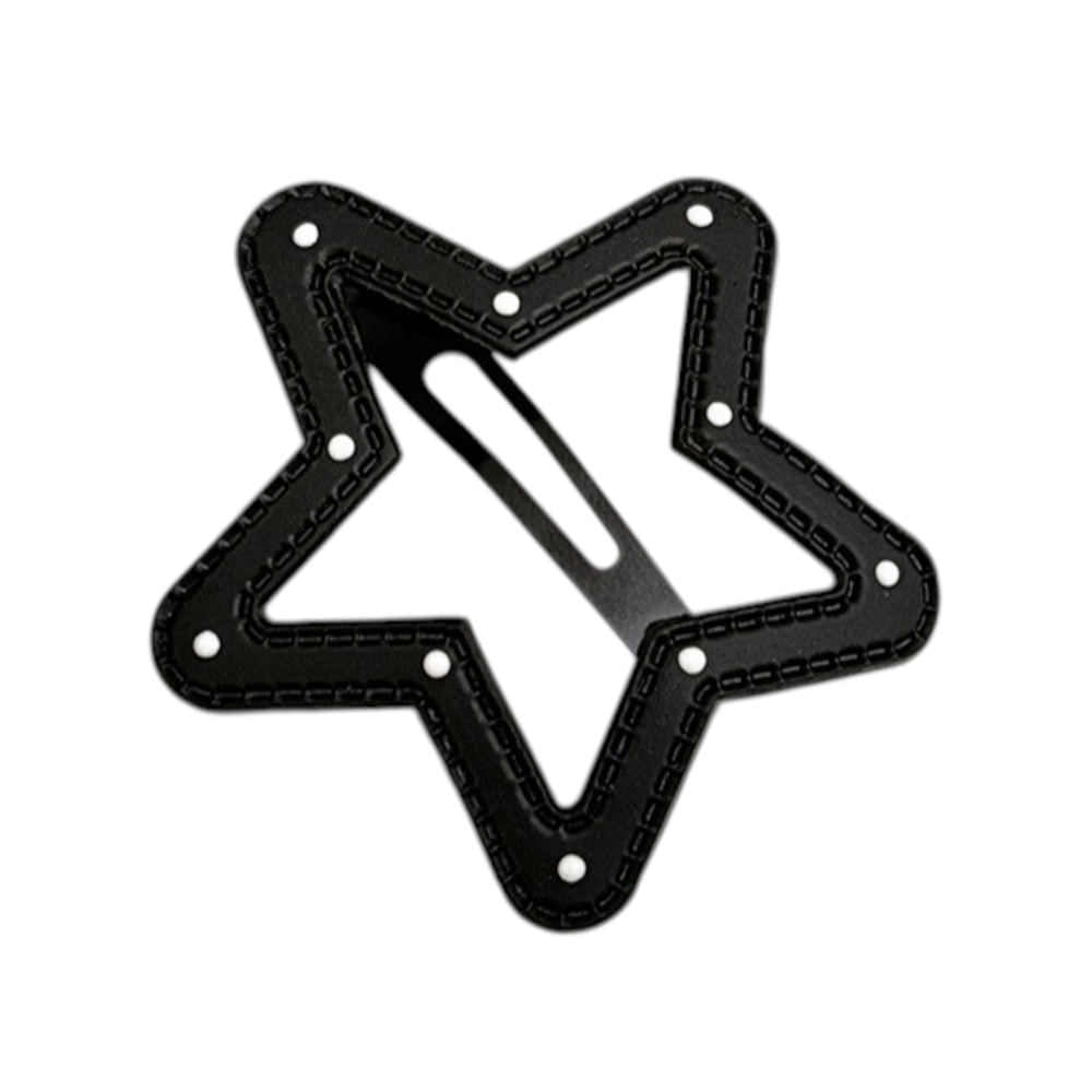 star shaped polka dot hair clip boogzel clothing