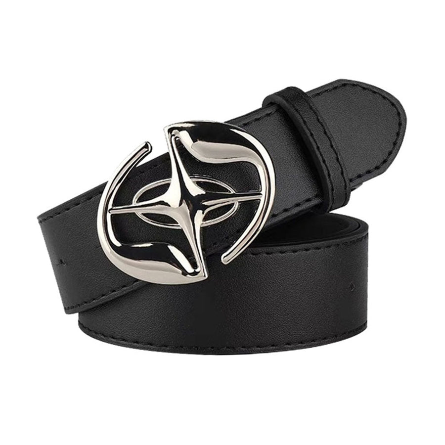 star buckle black belt boogzel clothing