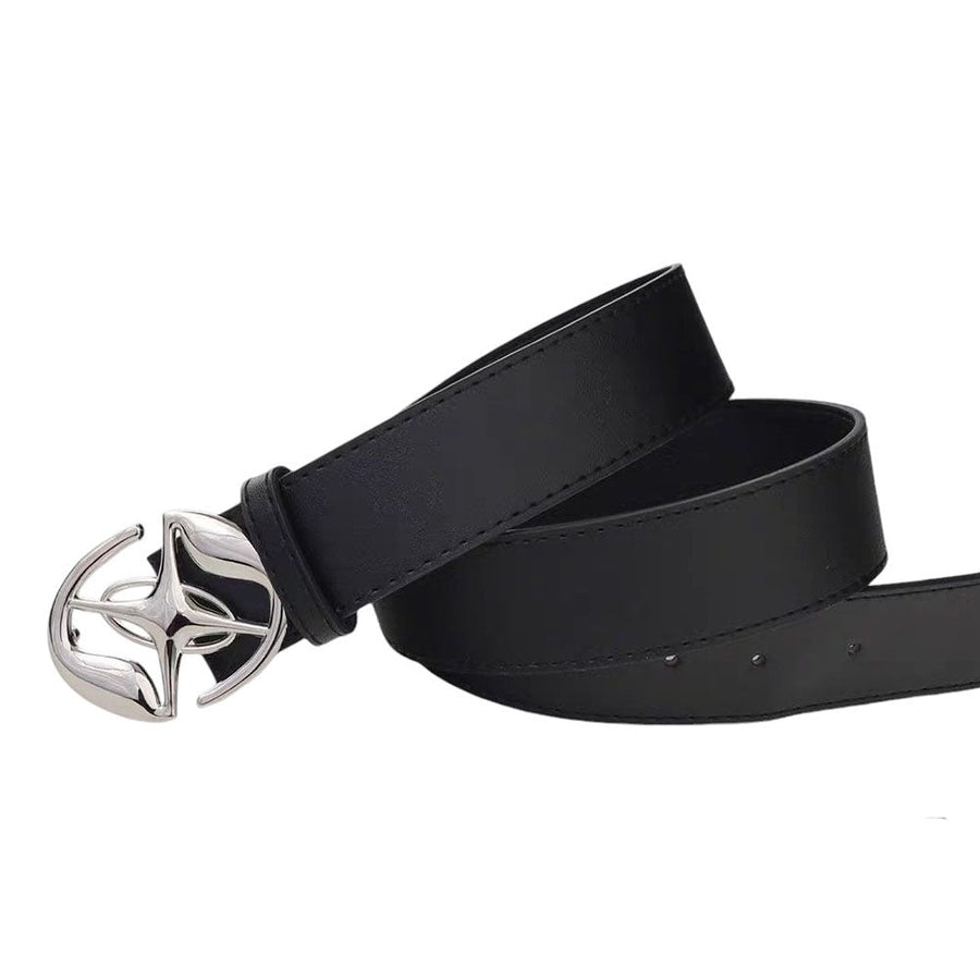 star buckle black belt boogzel clothing
