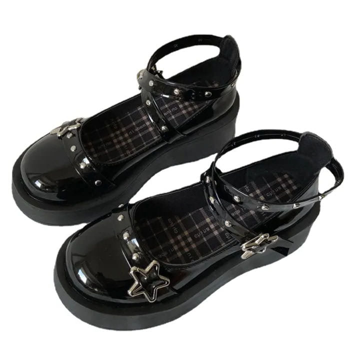 star buckle platform sandals boogzel clothing