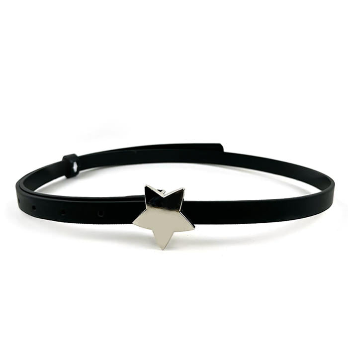 star buckle thin belt boogzel clothing