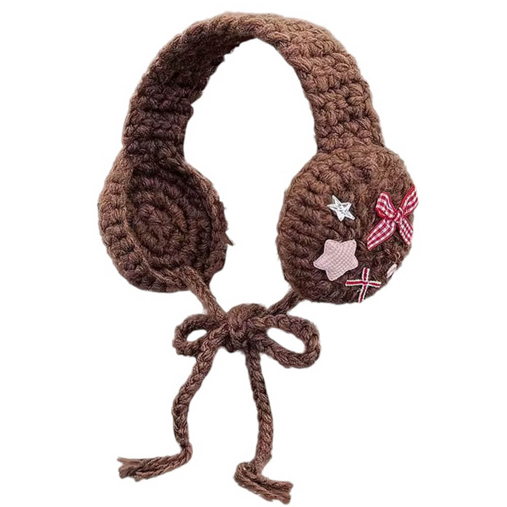 star crochet earmuffs boogzel clothing