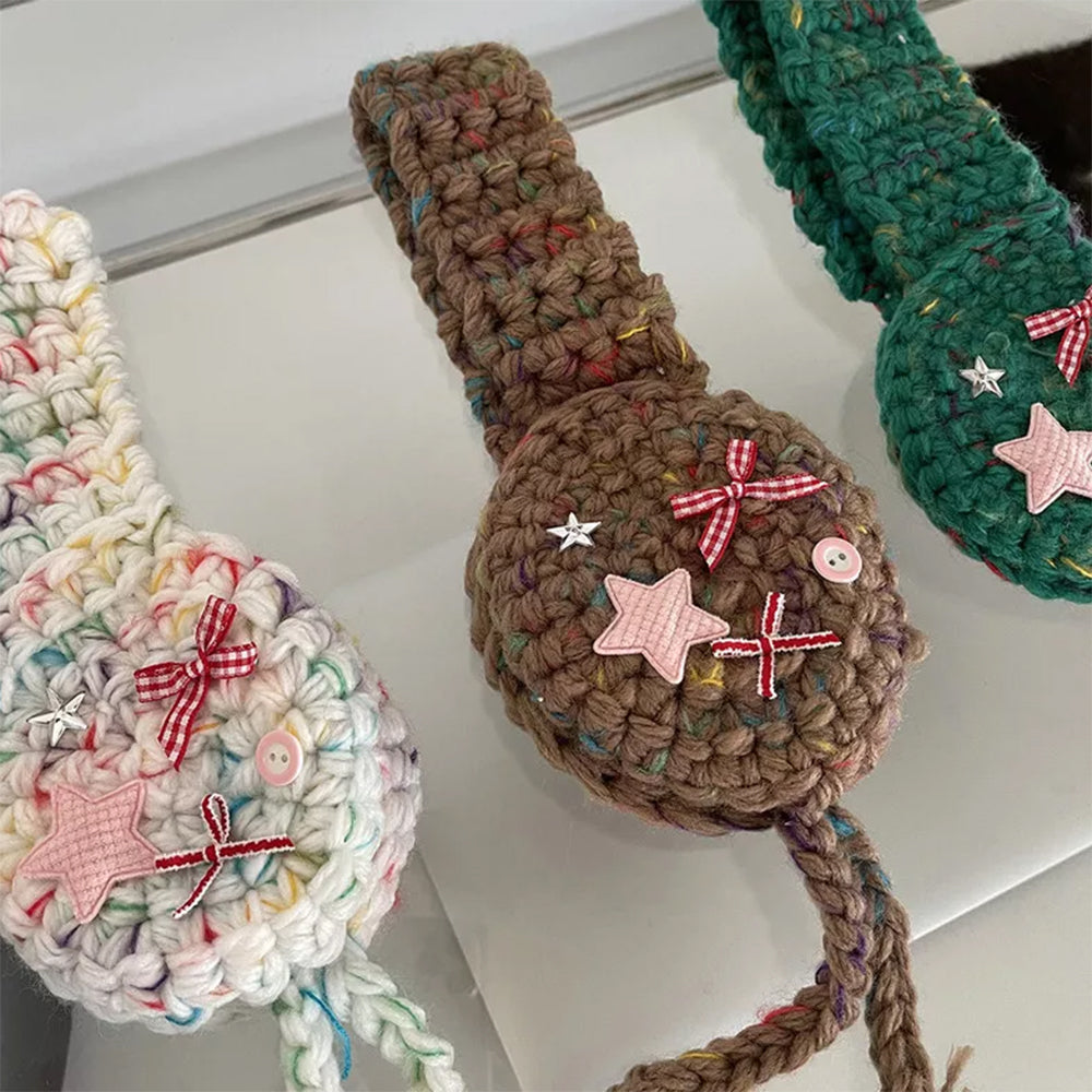 star crochet earmuffs boogzel clothing