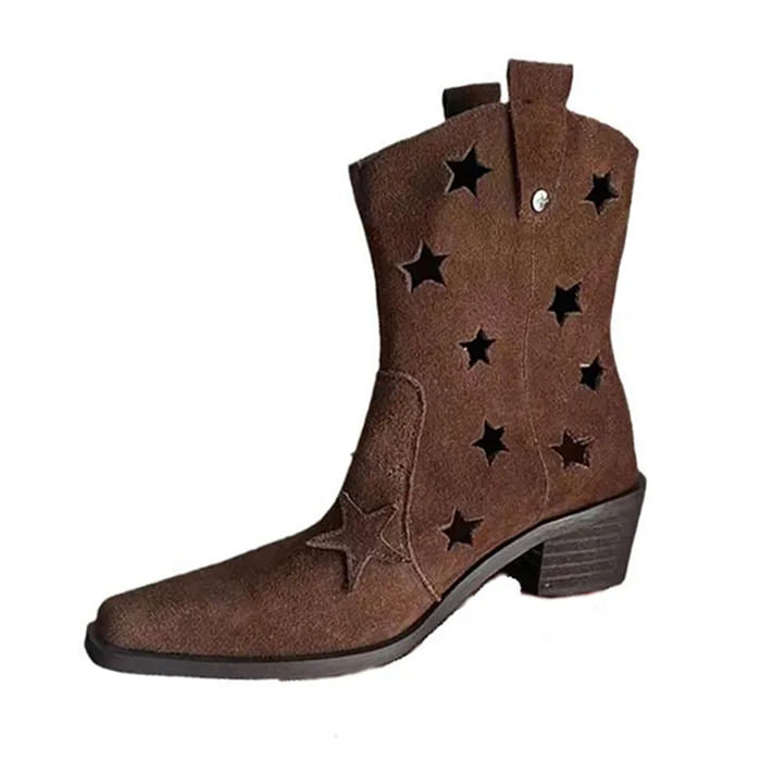 star cut out cowboy boots boogzel clothing