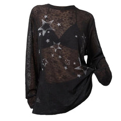 star girl aesthetic long sleeve top boogzel clothing