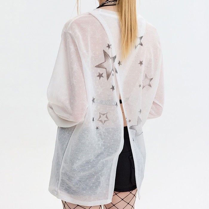 star girl aesthetic long sleeve top boogzel clothing